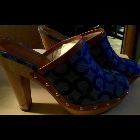 Coach Shoes - 🚫SOLD🚫Authentic Coach clogs, never worn outdoors